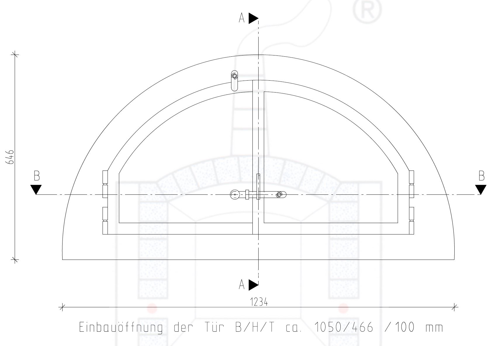 Backofentür BOT (extra groß)